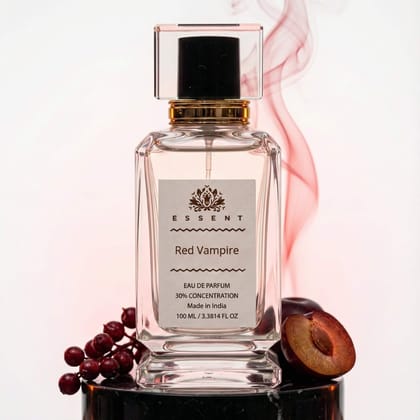 Essent Perfumes Red Vampire Eau de Parfum (EDP) – Sweet Berry Fruity Long Lasting Perfume – Unisex Fragrance