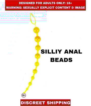 ADULT SEXT TOYS SILLY SMOOTH ANAL BEADS For UNISEX
