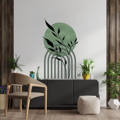 SERENE GREEN WALL STICKER