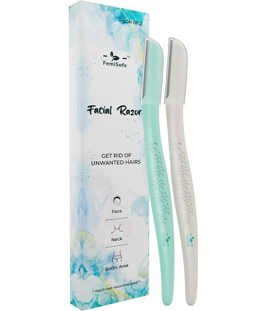 Femisafe Femisafe Adonia Face Razor (Pack Of 2) Manual Razor 1 Blade 2 Pcs Pack of 2
