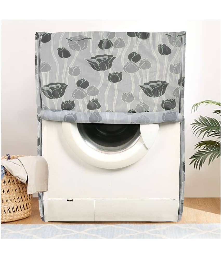 E-Retailer Single PVC Orange Washing Machine Cover for Universal Front Load