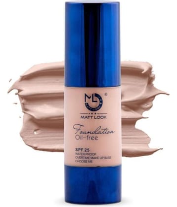 Mattlook Foundation Oil-Free & Waterproof SPF-25, Shade-103 (30ml)