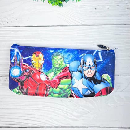 Avenger Pencil Pouch for Kids (Random Design)-Avenger