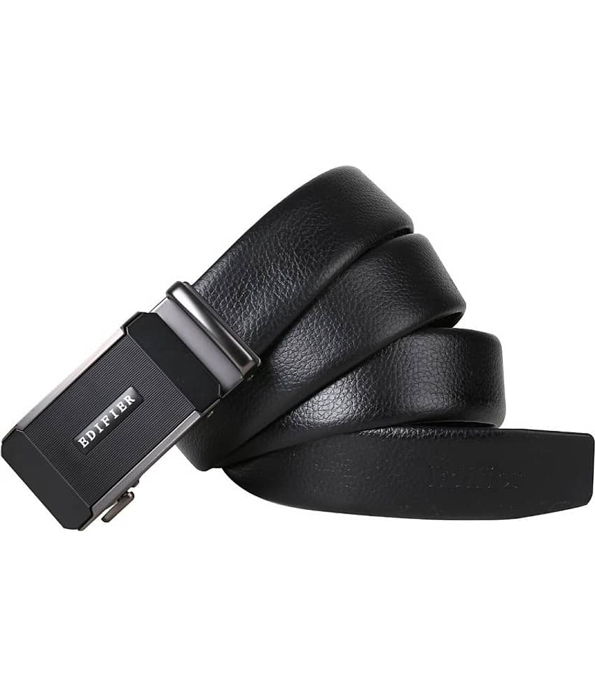 Edifier Black Leather Casual Belt