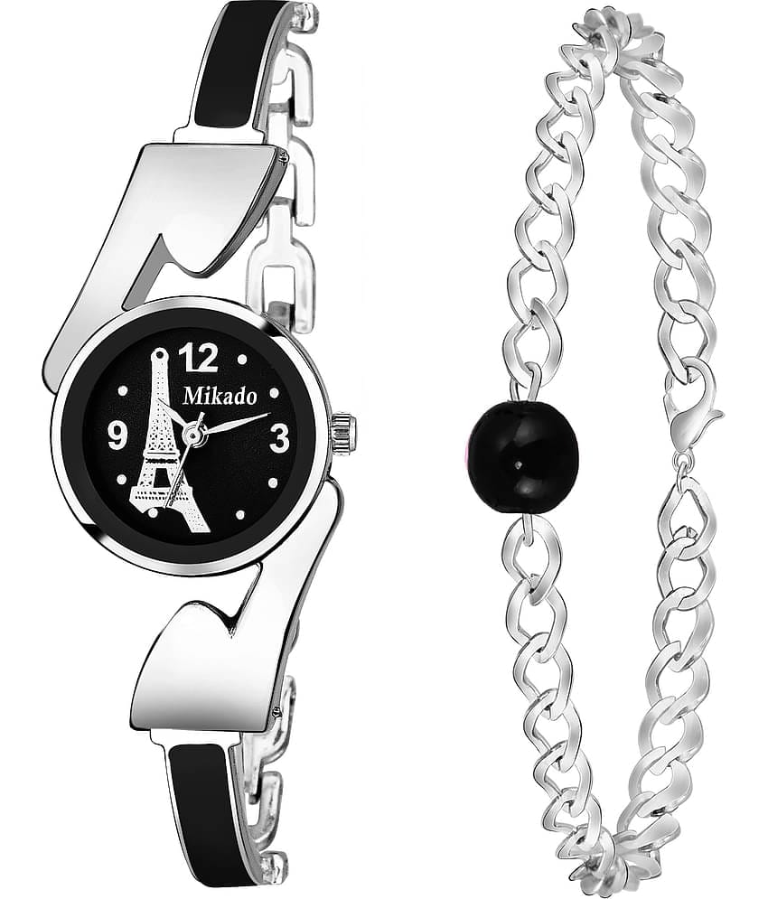 Mikado Stainless Steel Round Womens Watch