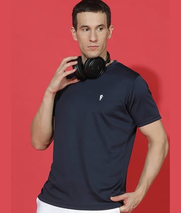 EPPE Navy Polyester Slim Fit Men's Sports T-Shirt ( Pack of 1 )