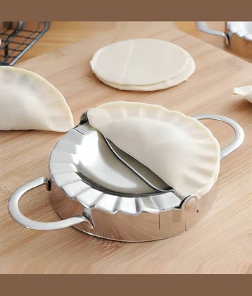 Purple Dust Stainless Steel Dumpling Maker, Dough Cutter Pie Mold Tool (pack of 1)