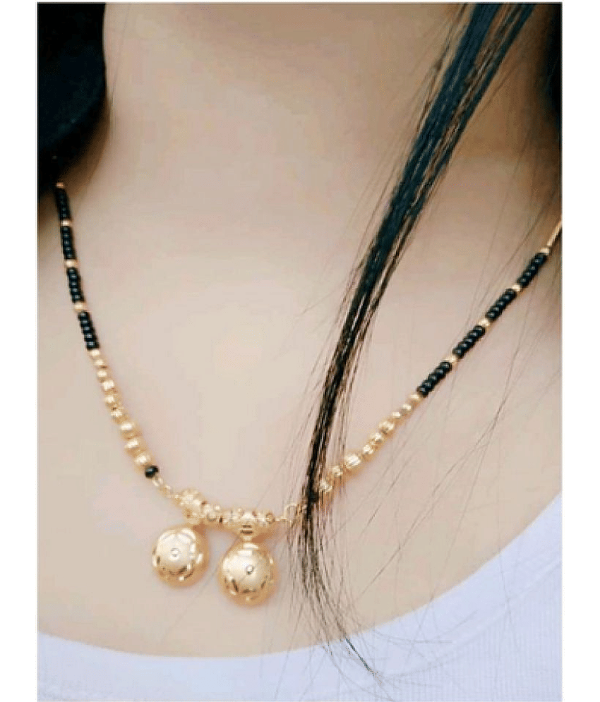 gilher Golden Mangalsutra ( Pack of 1 )