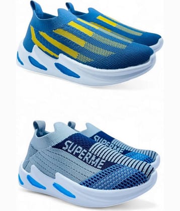 Fabbmate - Grey Boy's Sneakers ( 2 Pairs )