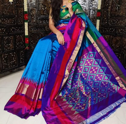 Ikkat Pochampalli Exclusive Style 7-Exclusive