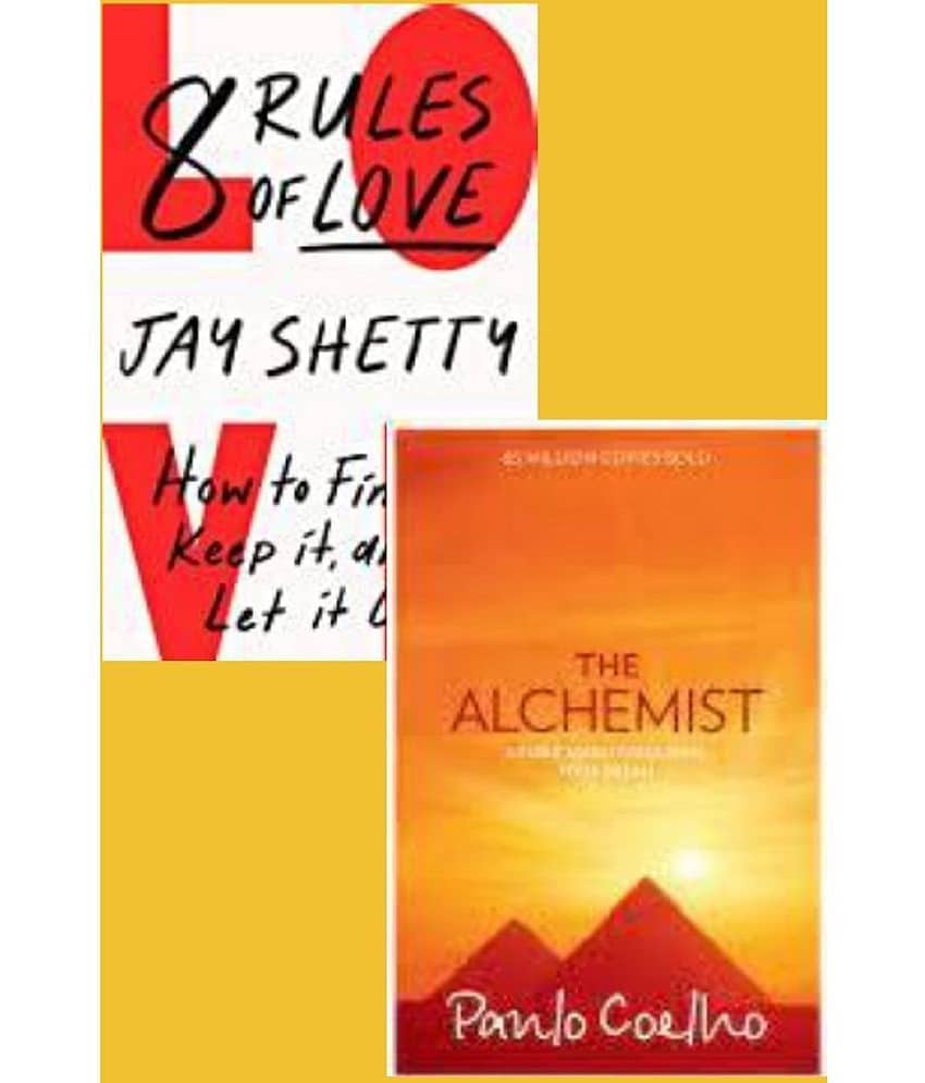( Combo Of 2 Pack ) 8 Rules of Love + The Alchemist - Paperback , English , Book By Jay Shetty & Paulo Choelho