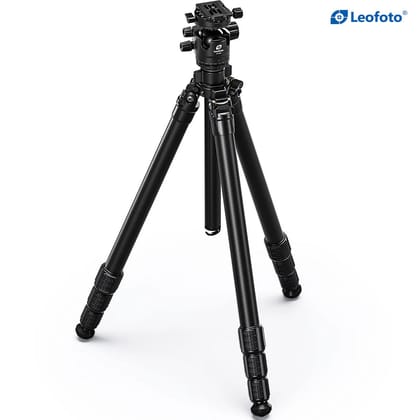 Leofoto LG-324C Plus LH-40R Premium Carbon Fiber Tripod with Quick Swap Center Column & Platform Black Colour