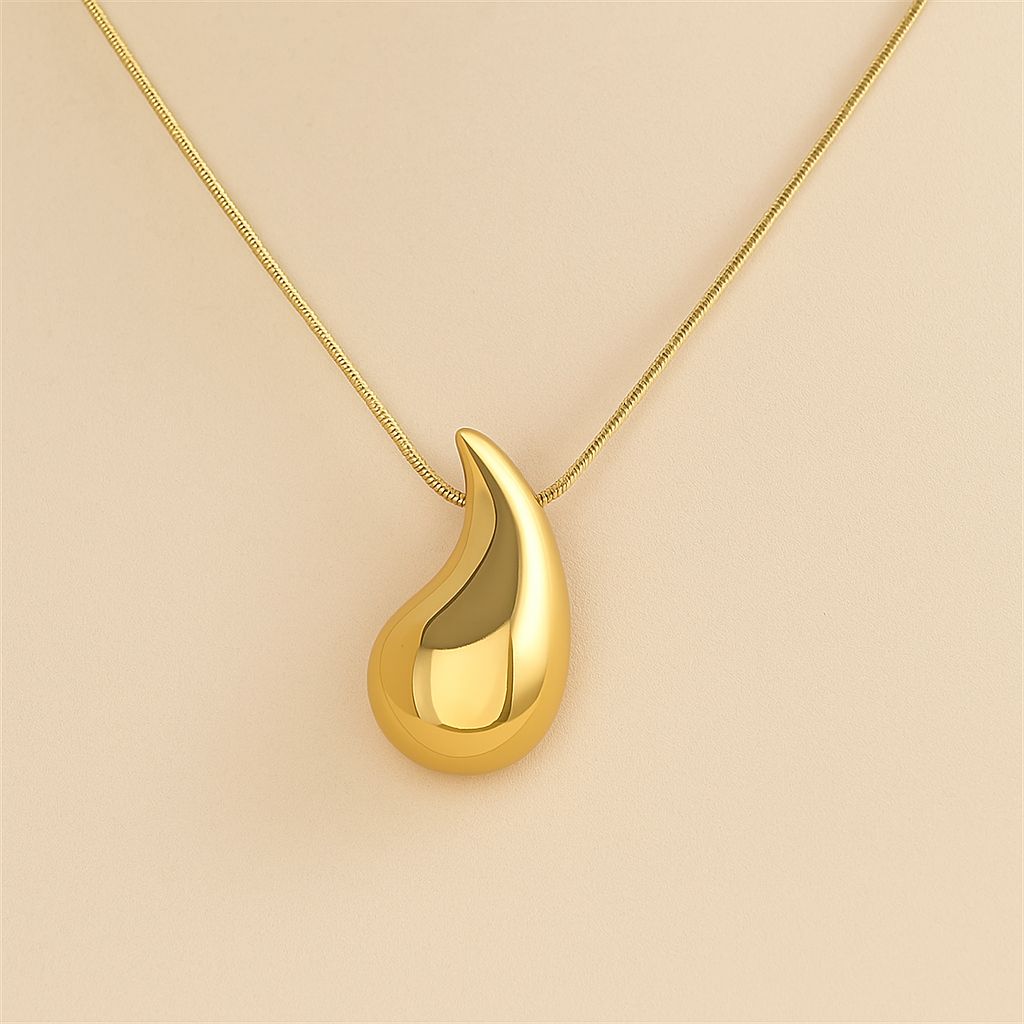 Golden Teardrop Necklace
