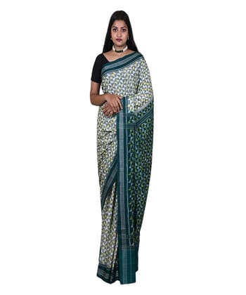 Mint green colour handwoven cotton saree Mint green colour handwoven cotton saree