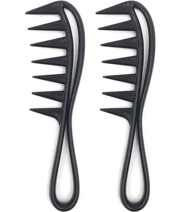 Lenon Wide Tooth Comb For All Hair Types ( Pack of 2 )