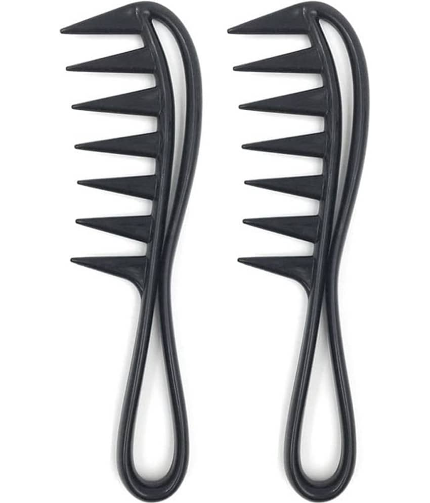 Lenon Wide Tooth Comb For All Hair Types ( Pack of 2 )