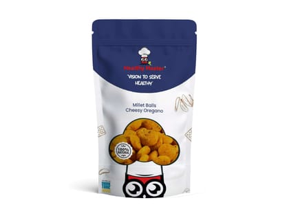 Healthy Master Millet Balls - Cheese & Oregano Flavour  - 100 Gram