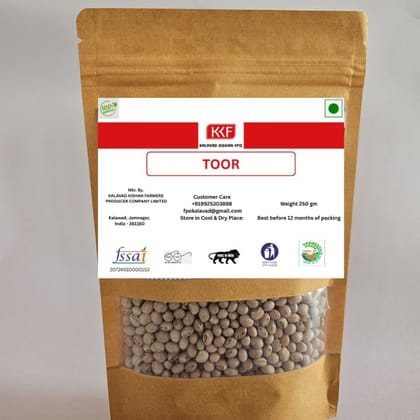 Toor - 250 gm - 250 gm - One pack of Toor Dal