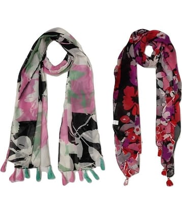 stolevilla Multi Printed Poly Cotton Yarn Stoles