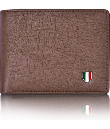 GIOVANNY - Brown Faux Leather Men's Regular Wallet ( Pack of 1 )