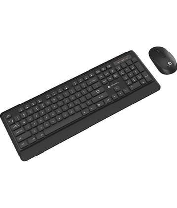 Portronics - Black Wireless Keyboard Mouse Combo
