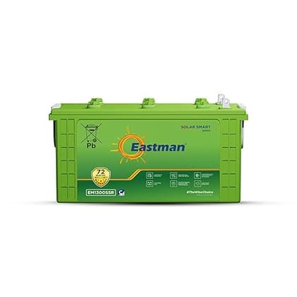 Eastman EM1300SSR | Eastman 100Ah Smart Solar Battery | Warranty 72 (36+36) Months for Home & Office Eastman EM1300SSR | Eastman 100Ah Smart Solar Battery | Warranty 72 (36+36) Months for Home & Office