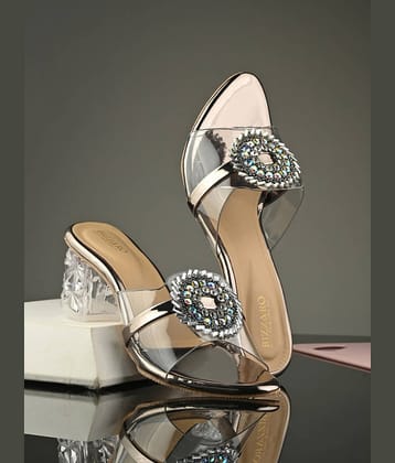BIZZARO Gray Women's Sandal Heels