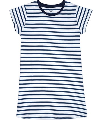 E1K Pack of 1 Girls Cotton T-Shirt ( Light Blue )