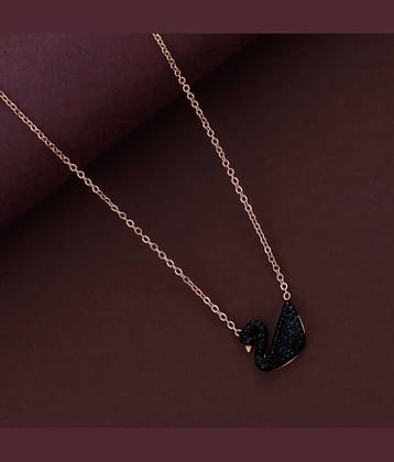 ShreejiHuf Alloy Rose Gold Traditional Necklace Long Haram