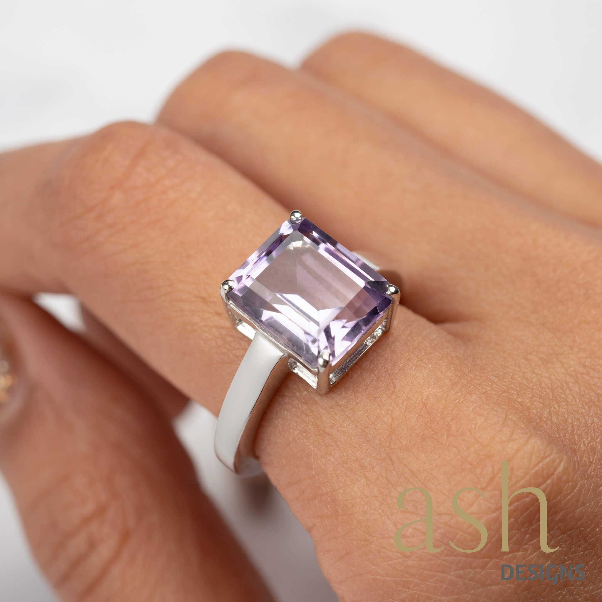 Belle Amethyst Ring-US 7