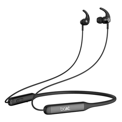 boAt Rockerz 330 | Bluetooth Earphone with Upto 30 Hours Nonstop Audio Bliss, Peerless Metallic Control Panel boAt Rockerz 330 | Bluetooth Earphone with Upto 30 Hours Nonstop Audio Bliss, Peerless Metallic Control Panel - Active Black