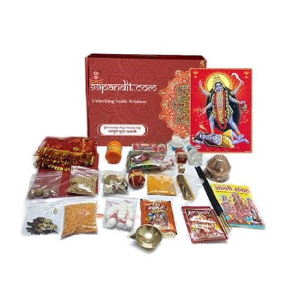Sacred Kali Puja Samagri Kit 24 Items