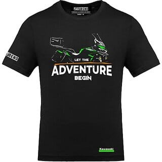 Fastbend Mens Black Printed Cotton Blend Round Neck T-Shirt