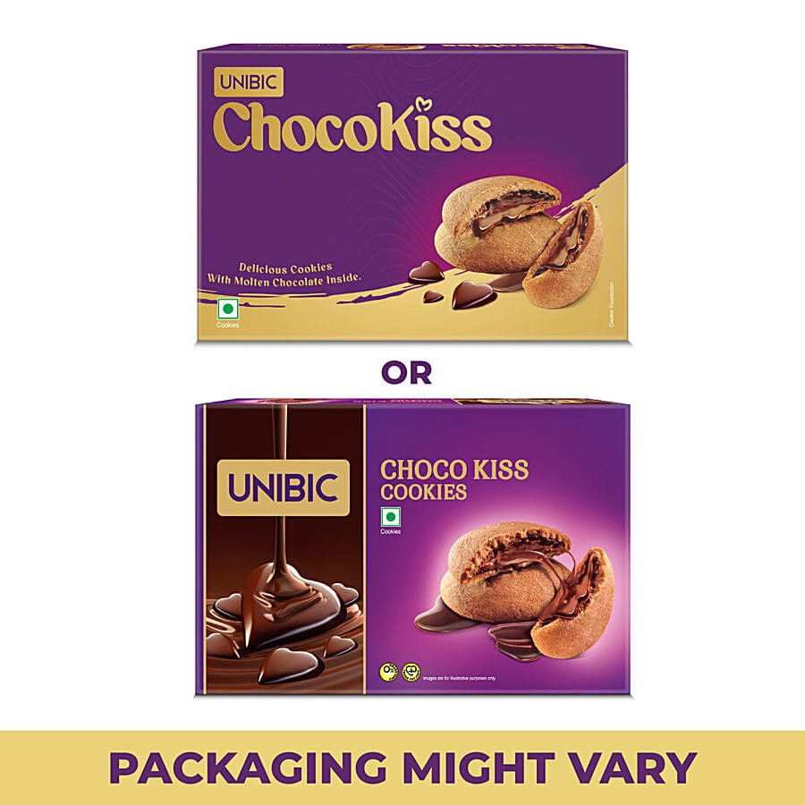 Unibic Choco Kiss Chocolate Cookies, 250gm