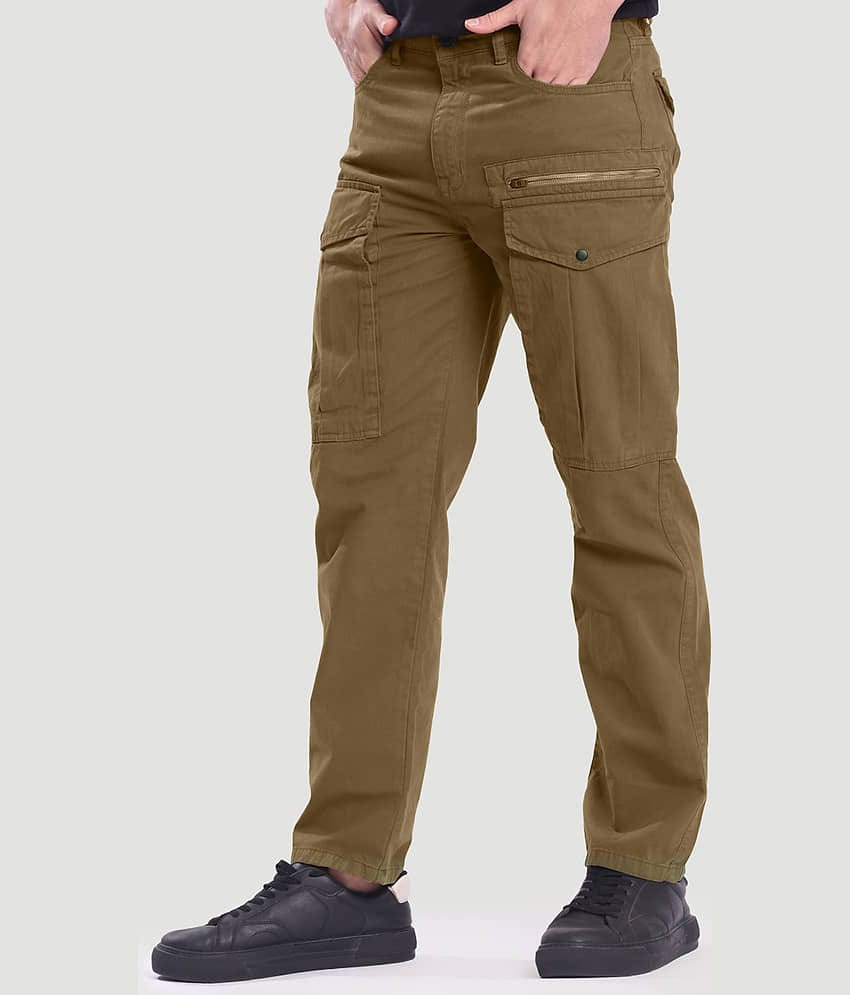 Bene Kleed Relax Men's Cargos - Brown ( Pack of 1 )