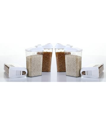 Analog Kitchenware Dal, Pasta, Grocery Plastic Food Container Set of 6 750 mL