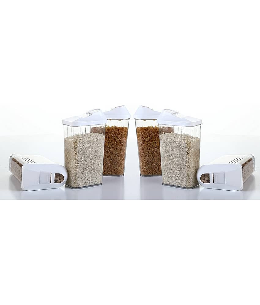 Analog Kitchenware Dal, Pasta, Grocery Plastic Food Container Set of 6 750 mL