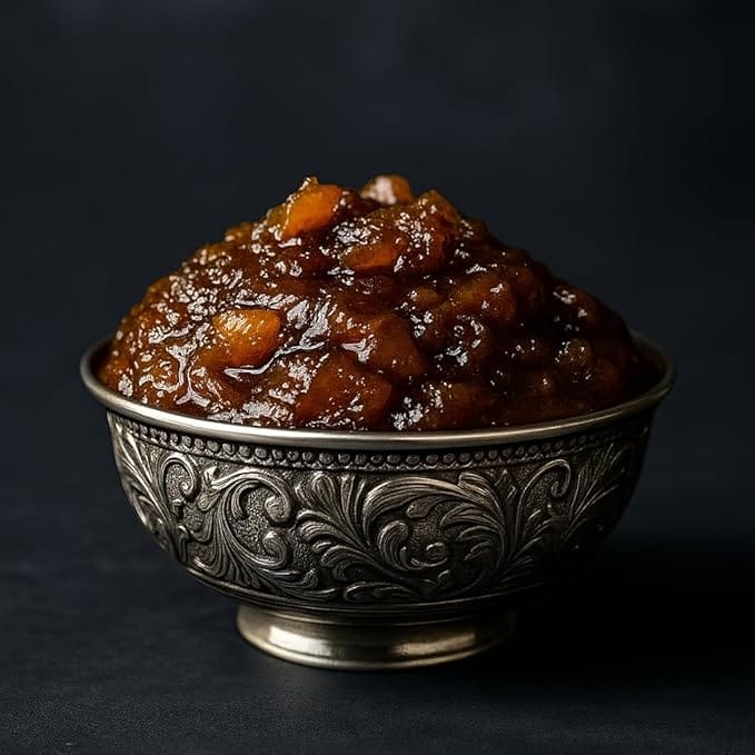 BANGLARMISTI AAM JELLY MISTI AACHAR | Bengali Style Mango Pickle with Green Mango, Jaggery, Homemade, Preservative-Free, No Artificial Colours, Delivered Fresh from Kolkata, 250g Pack