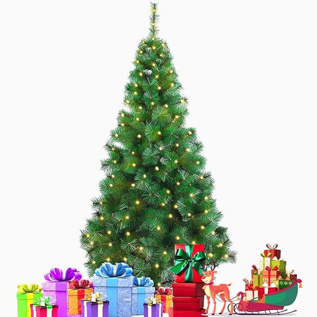 Pine Christmas Tree Green - 10FT w/437 Tips - Party and Festive Needs | Buy online on ZillyBuy