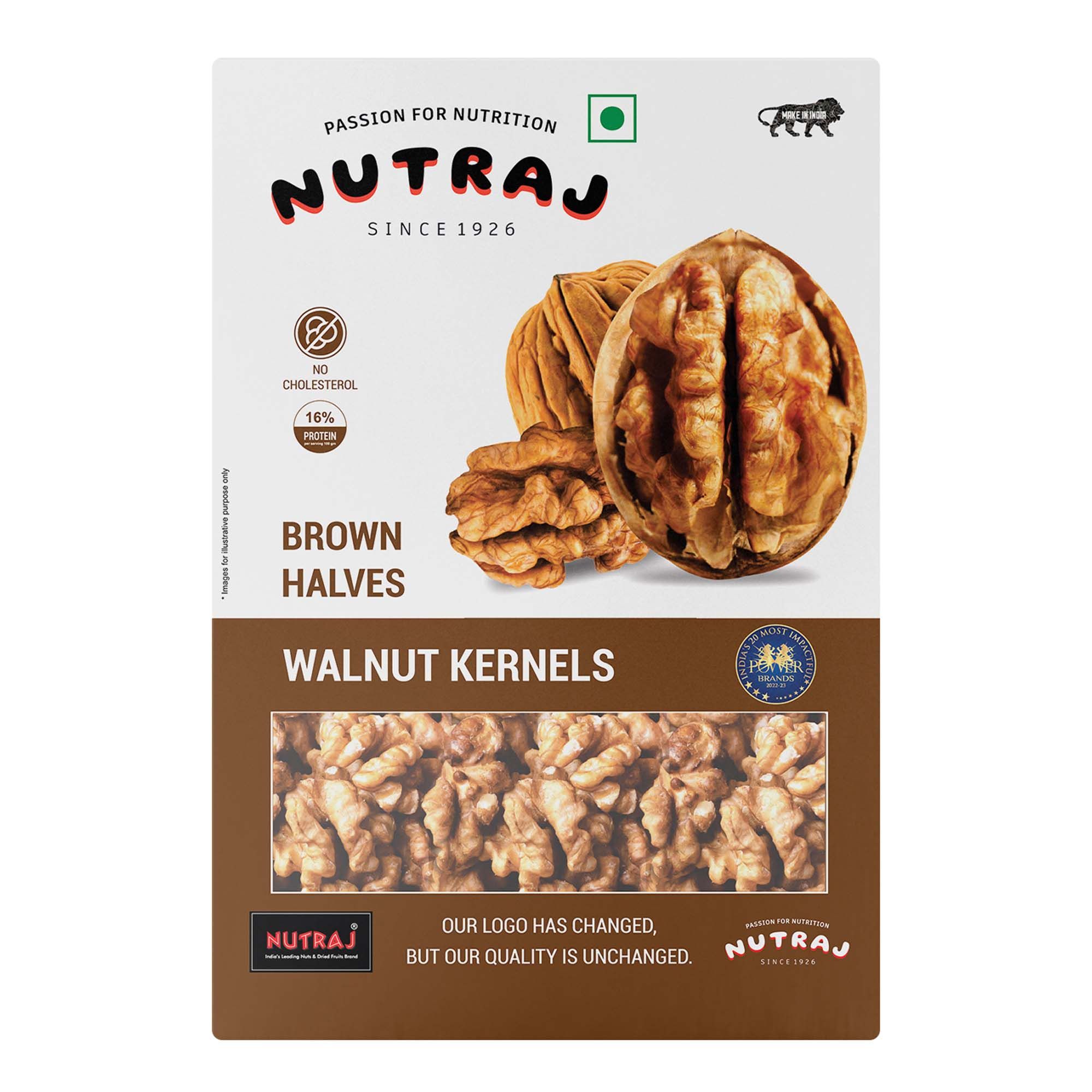 Nutraj Brown Halves Walnut (Akhrot Giri) 250gm