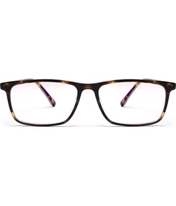 YourSpex - Brown Rectangular Eyeglass Frame ( Pack of 1 )