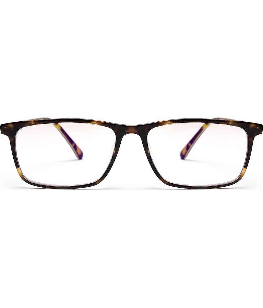 YourSpex - Brown Rectangular Eyeglass Frame ( Pack of 1 )