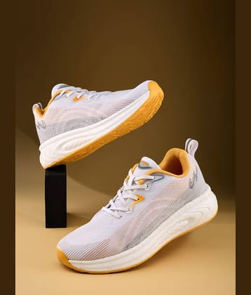 Campus HYPE PRO White Men's Sports Running Shoes