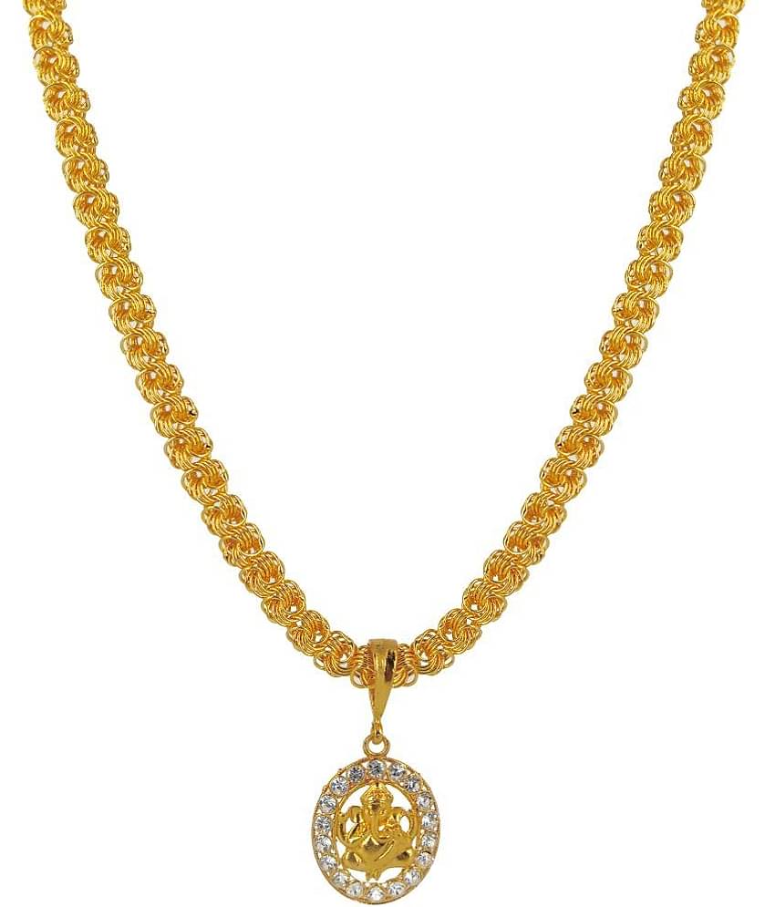 JIPPA - Gold Pendant set ( Pack of 1 )