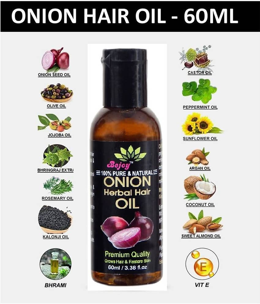 BEJOY Red Onion Oil-  For Hair Treatment 60 mL