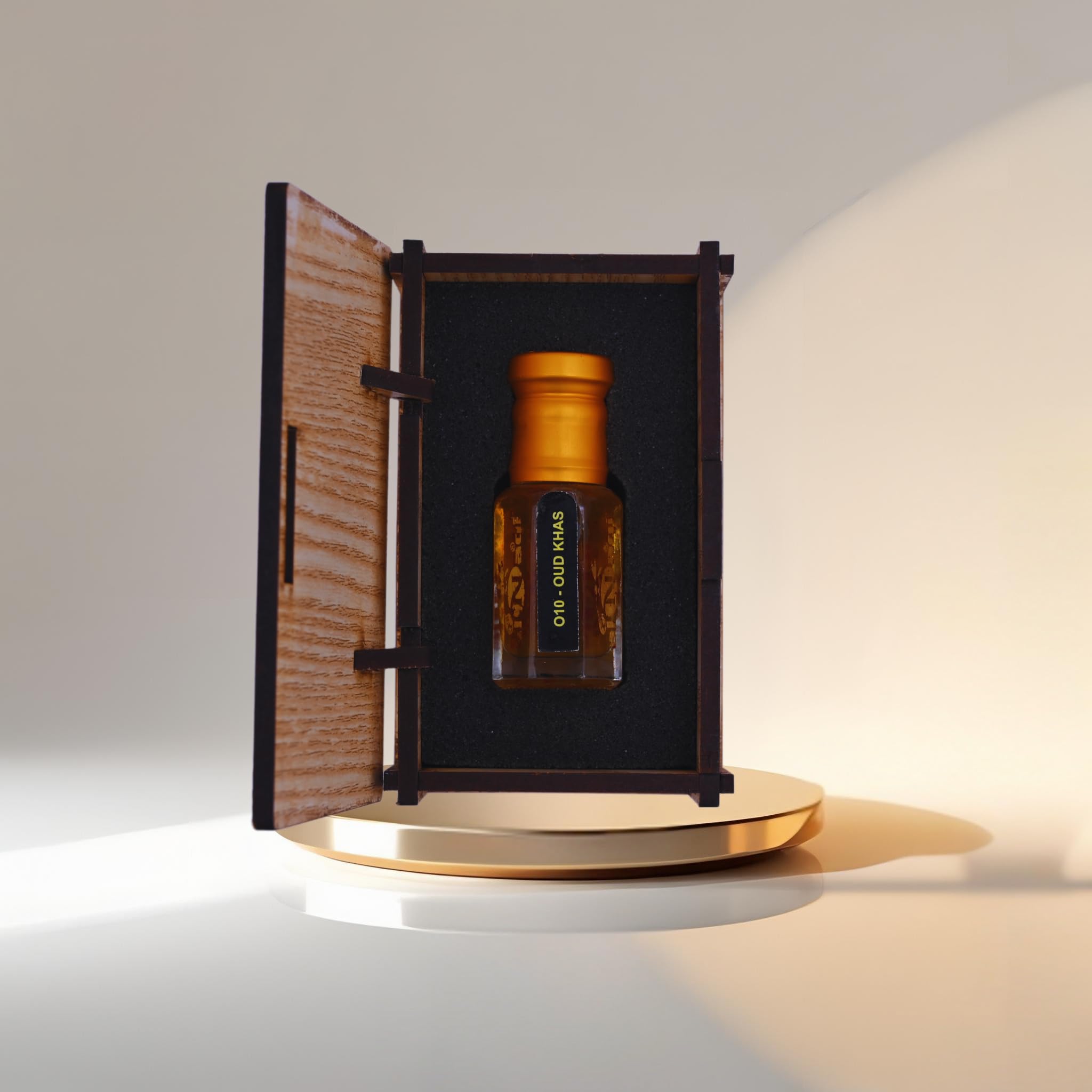 alNaqi Oud Khas 6ml - Original Oud Khas Attar, Alcohol Free Earthy Agarwood Oil, Long Lasting Oud-Khas-Scent, Premium Traditional-Ittar-Oil