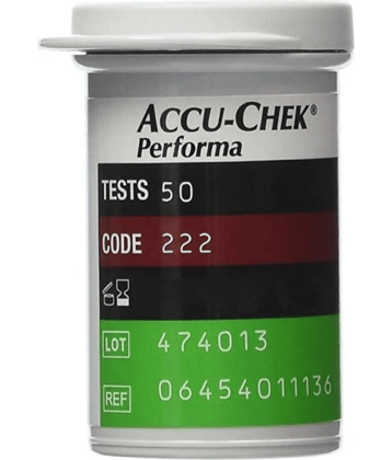 AccuChek Performa Sugar Test Strips (Expiry Feb 2025)