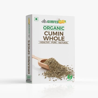 SIMFED Organic Cumin Whole 100g Pack of 2