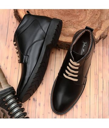 John Karsun Black Men's Formal Boots