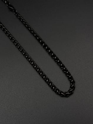 Men’s Black Wheat Chain